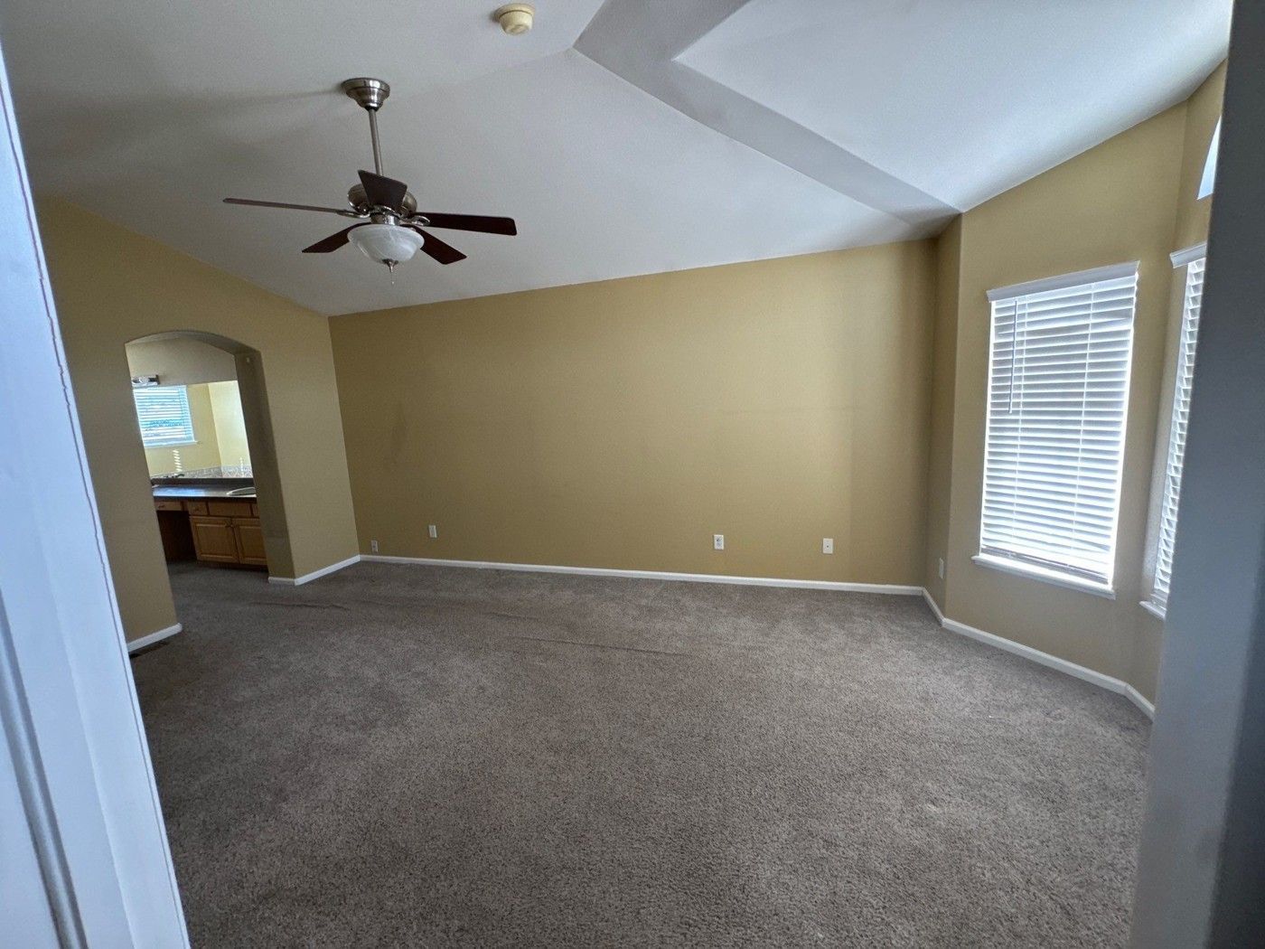 Living room wall and ceiling context from a whole-interior estimate in Monument