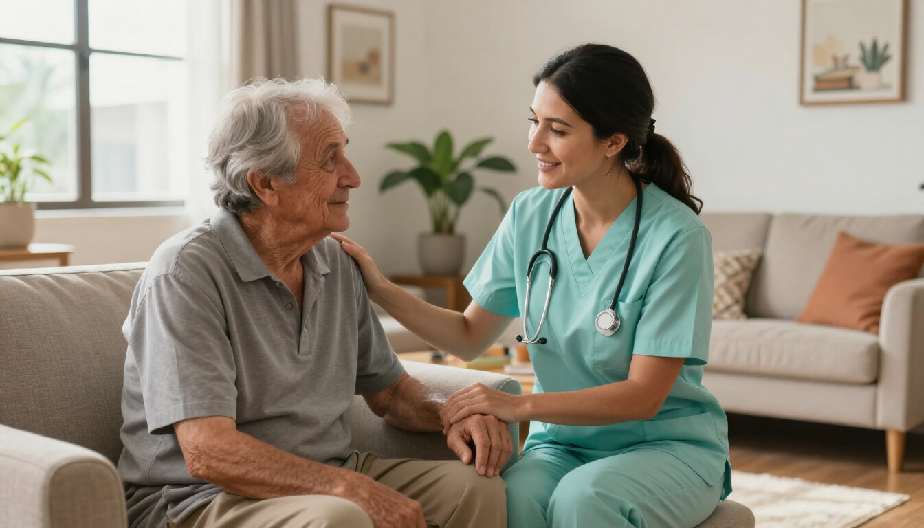 Cuidado residencial para adultos mayores con Alzheimer o demencia en un ambiente seguro y cálido