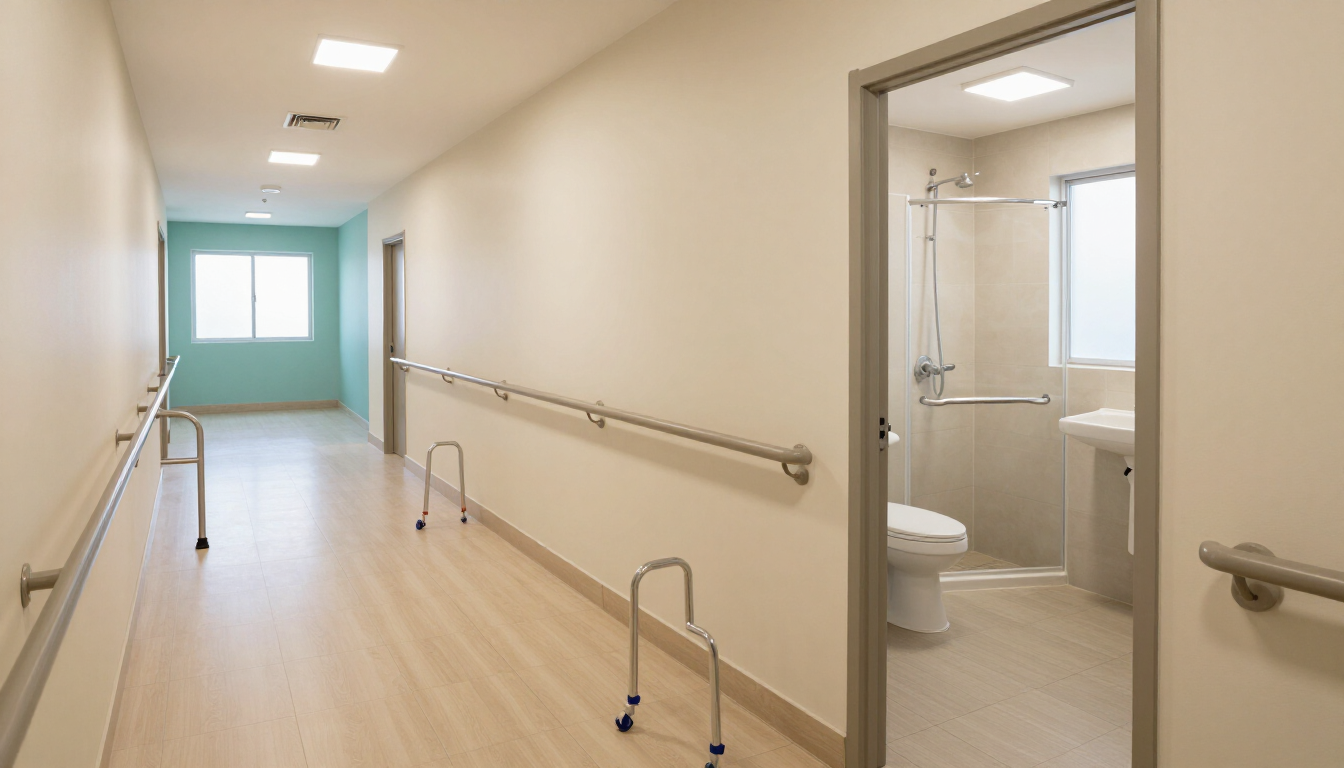 Recorrido por una residencia geriátrica segura y luminosa