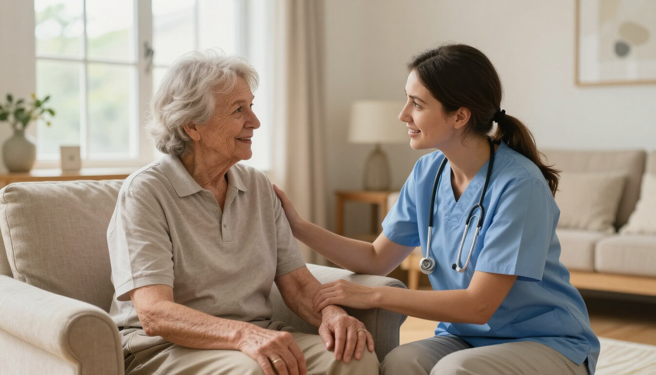 Atención personalizada en una residencia geriátrica