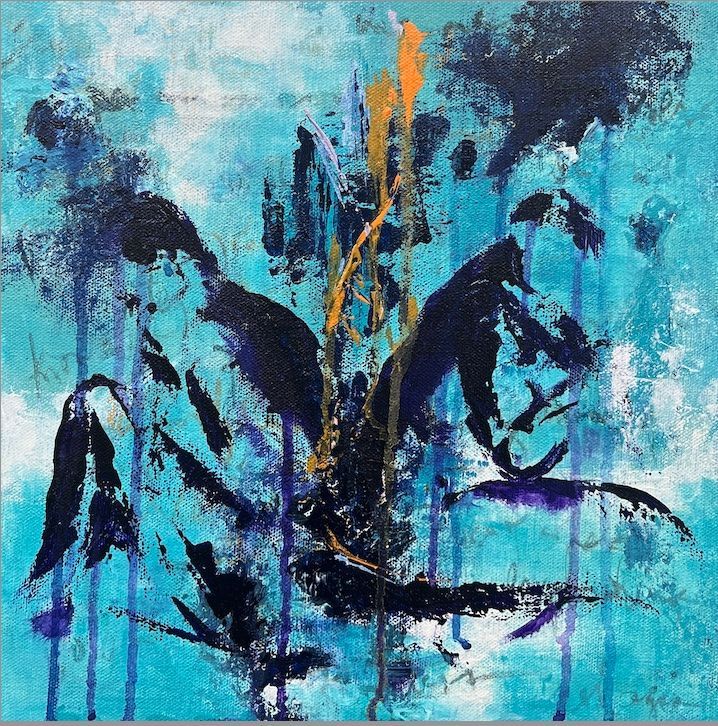 abstract painting, figurative, expressive art, healing arts, canadian, relationships, love