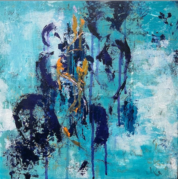 abstract painting, figurative, expressive art, healing arts, canadian, relationships, love