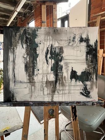 art by k2 Response painting to music by Klox - Falling and Swayed Vertical