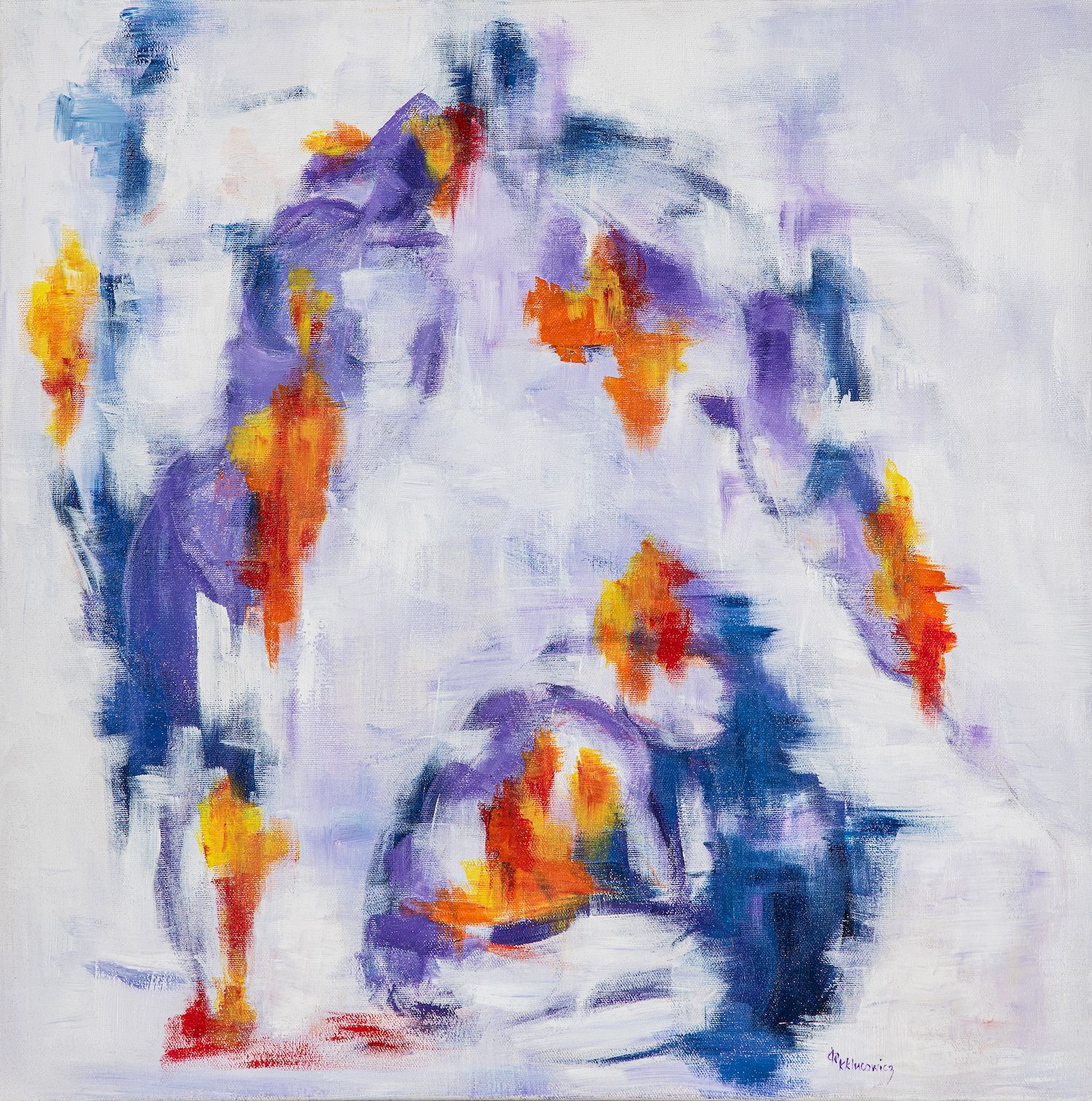 introspection, figurative art, karen klucowicz, contemporary art, abstract