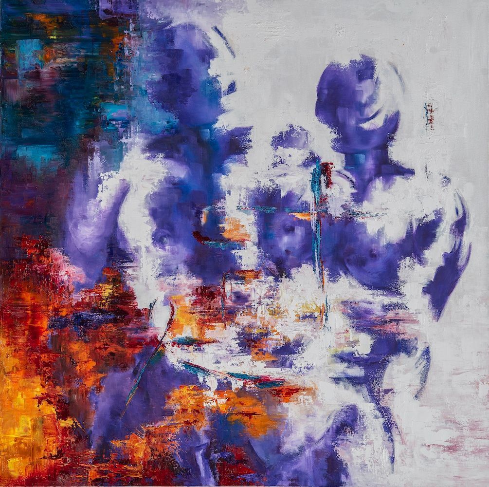 relationships, couple art, figurative artist, figurative abstract, figures in art