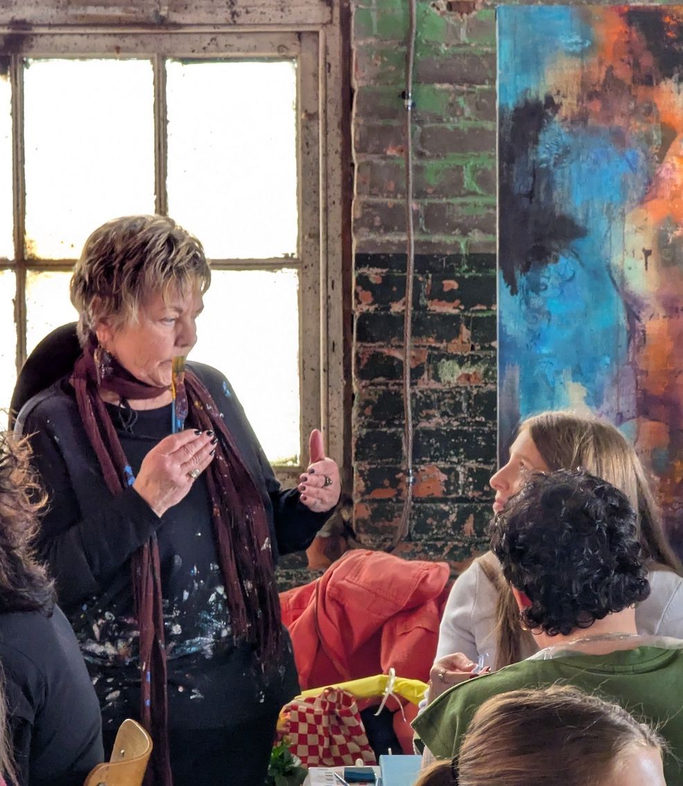 Karen Klucowicz at studio k2 team building event