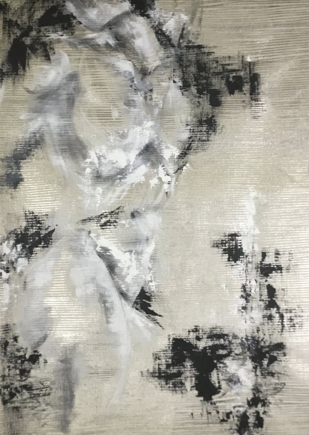 black and white figurative art, pandemic art, female artist, Karen Klucowicz, year end reflections