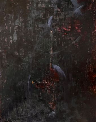 Minimalist abstract painting by art by k2