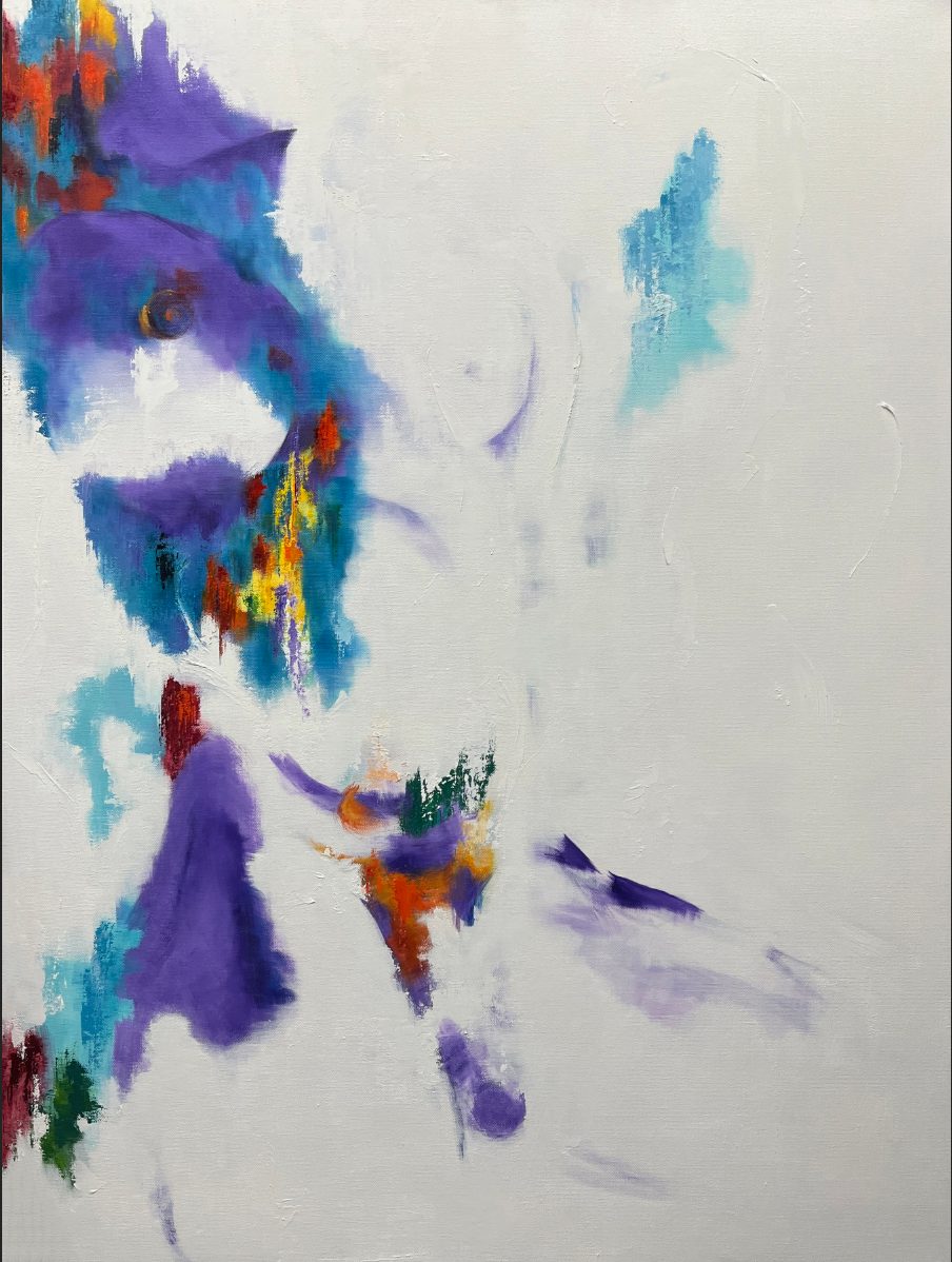 Relationships-Diptych panel oil painting by art by k2