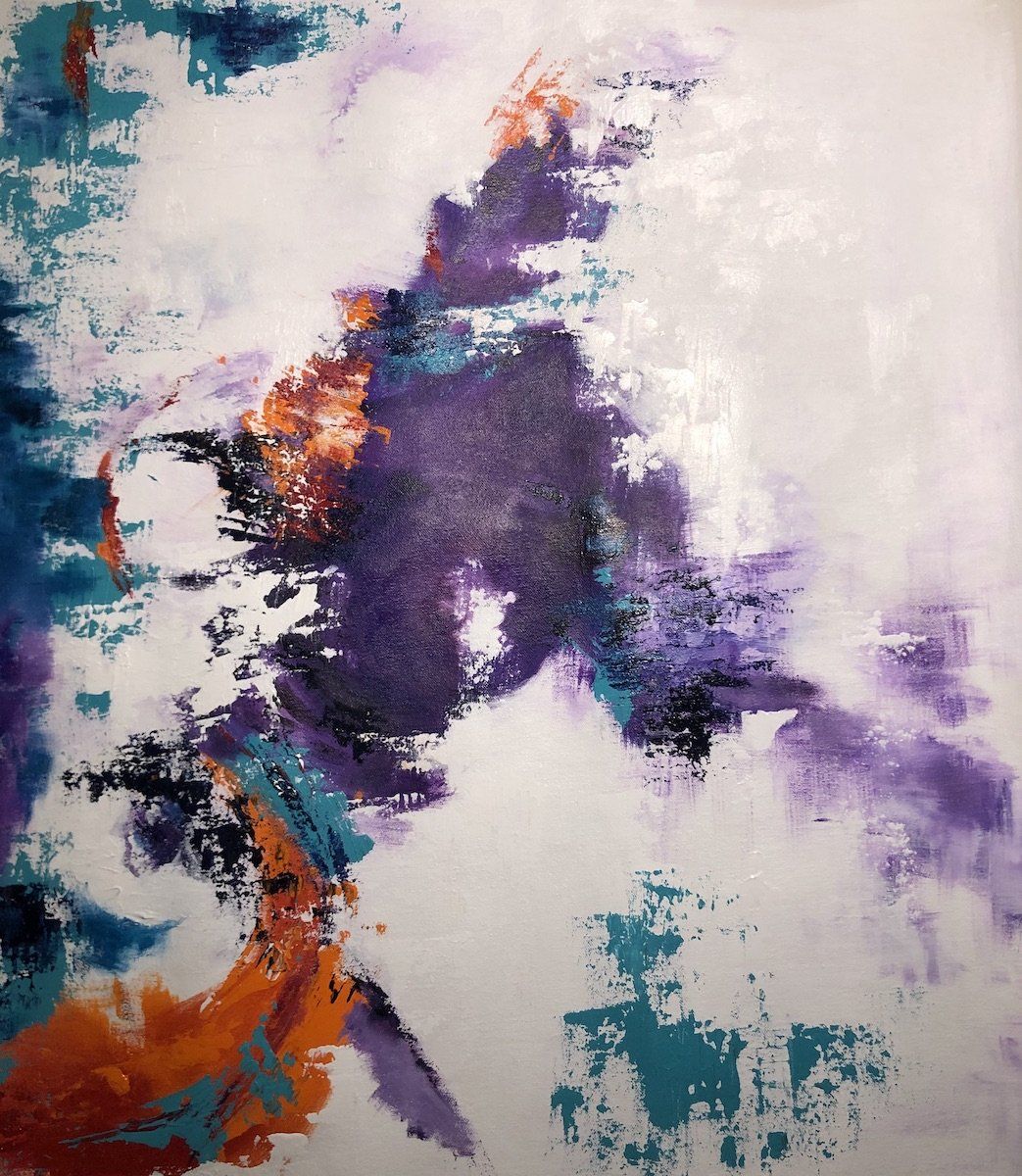 painting in progress, artist palette, artist thoughts, figurative art, resilience, figure painting
