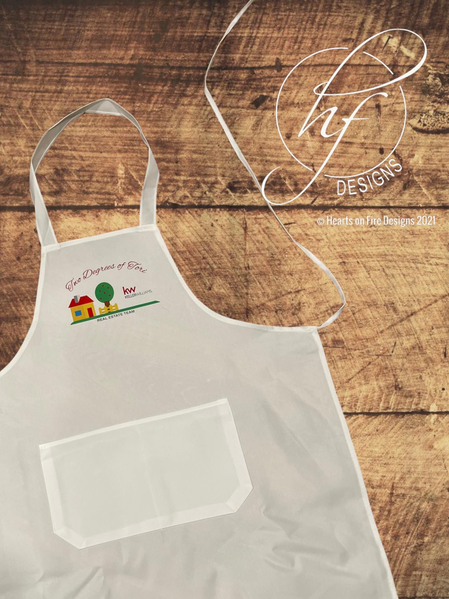 Custom Apron – Sun Prairie, WI – Hearts on Fire Designs