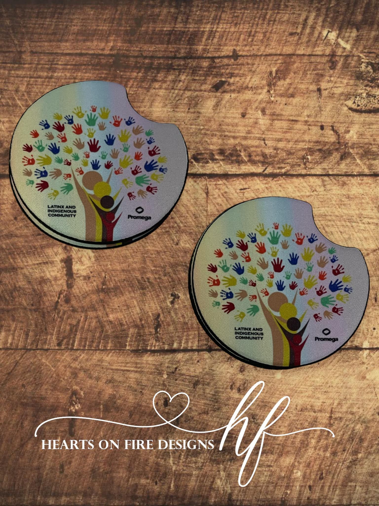 Customized Coaster – Sun Prairie, WI – Hearts on Fire Designs