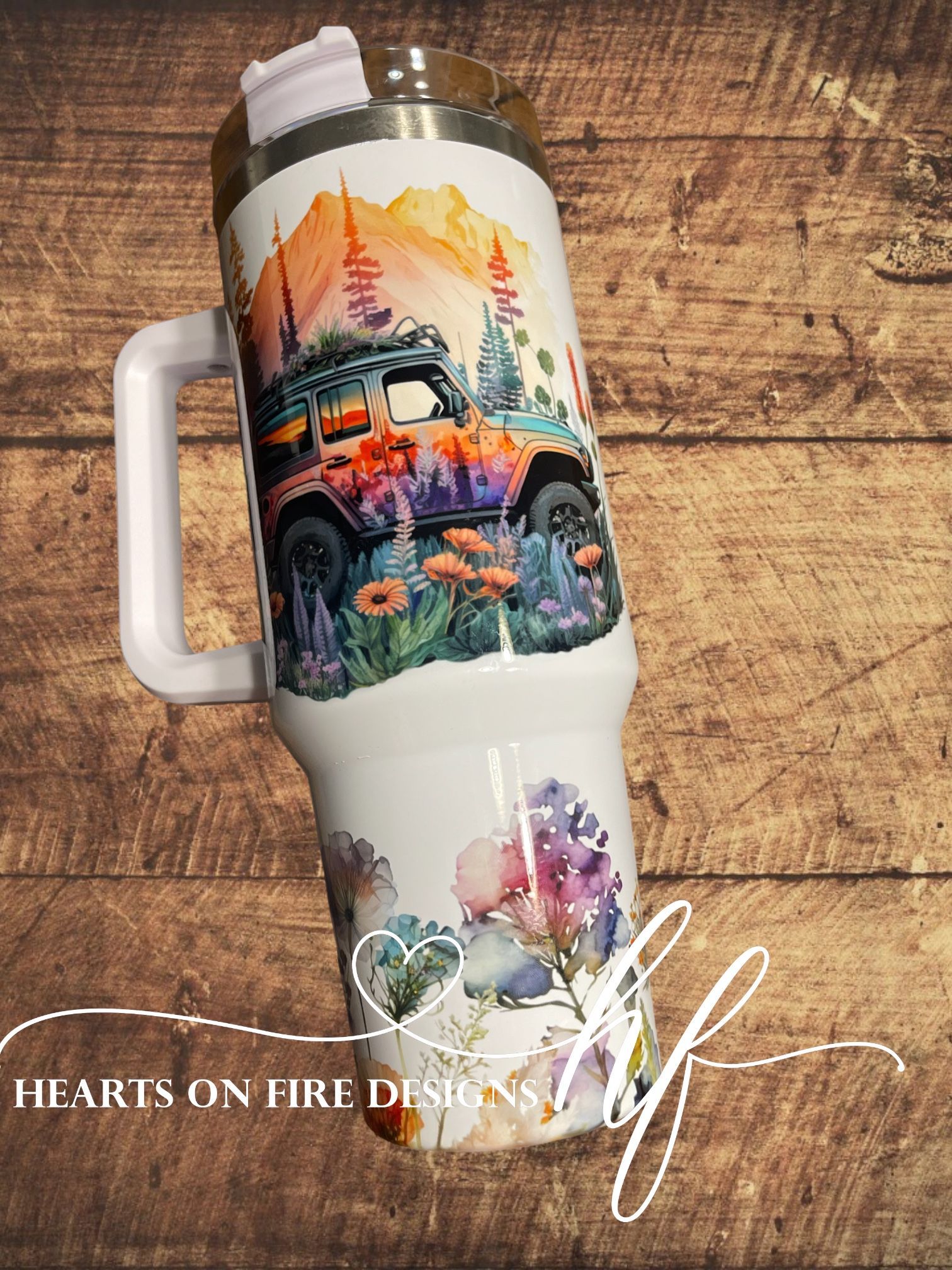 Cartoon Tumbler – Sun Prairie, WI – Hearts on Fire Designs