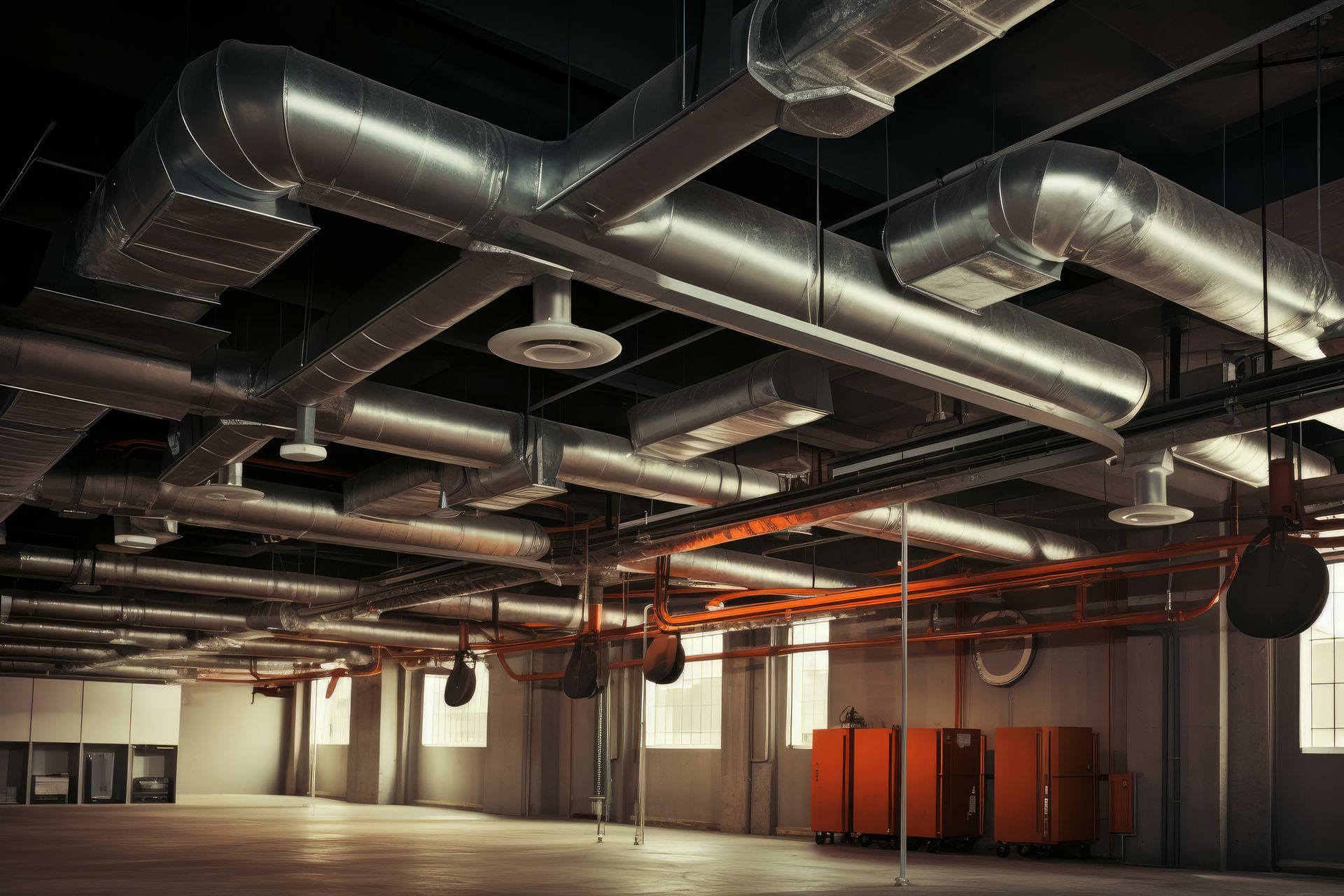 exposed air ducts