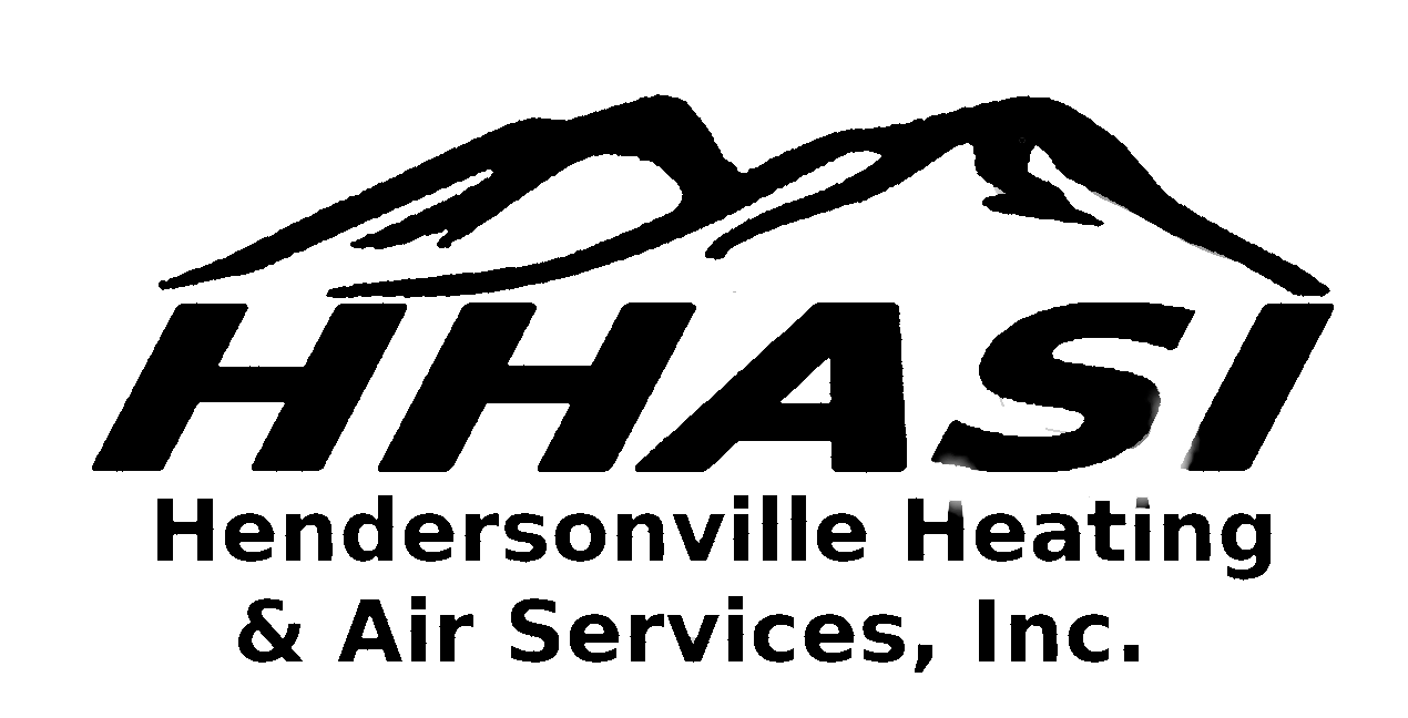 HHASI logo with stylized mountains above Hendersonville Heating & Air Services, Inc.