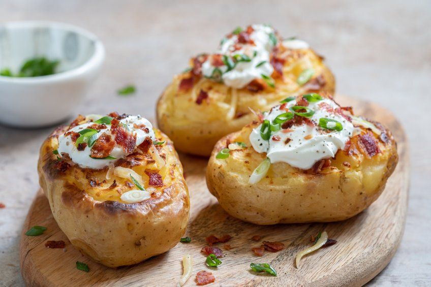 Loaded Stuffed Baked Potatoes