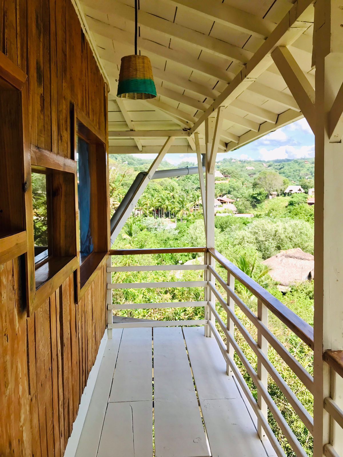 terraza cómoda y segura en posada del arquitecto
