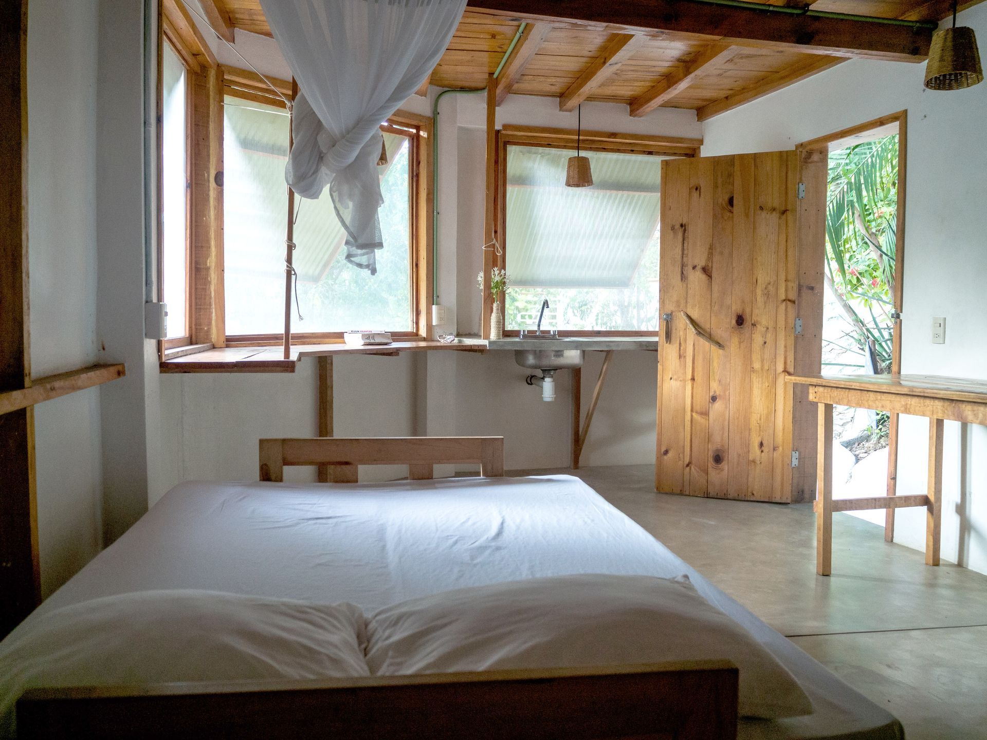 habitación cómoda y con todos los servicios en mazunte, oaxaca