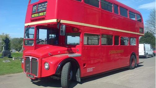Double Decker Bus Hearse
