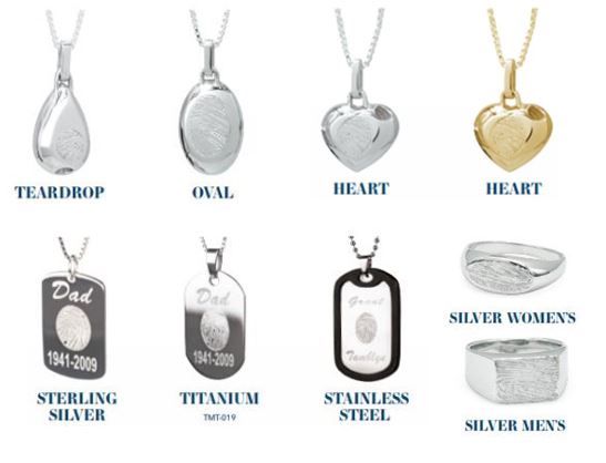 fingerprint jewellery