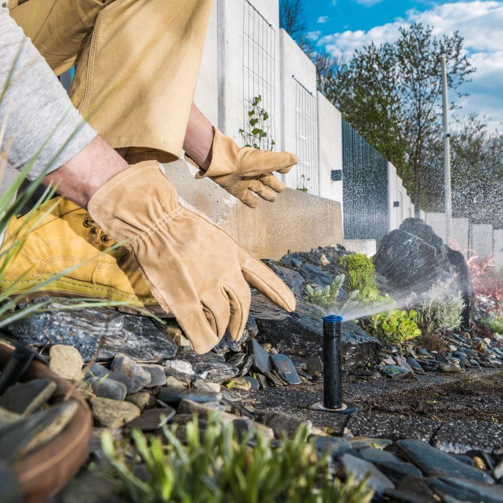 Sprinkler testing by the professional technician