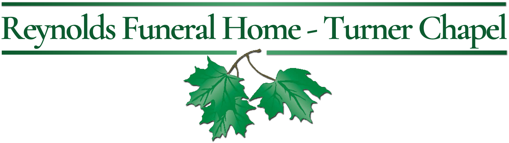The logo for sample funeral home is shown on a white background.