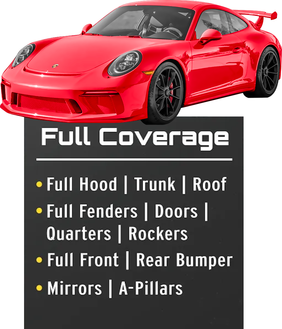 Red sports car with