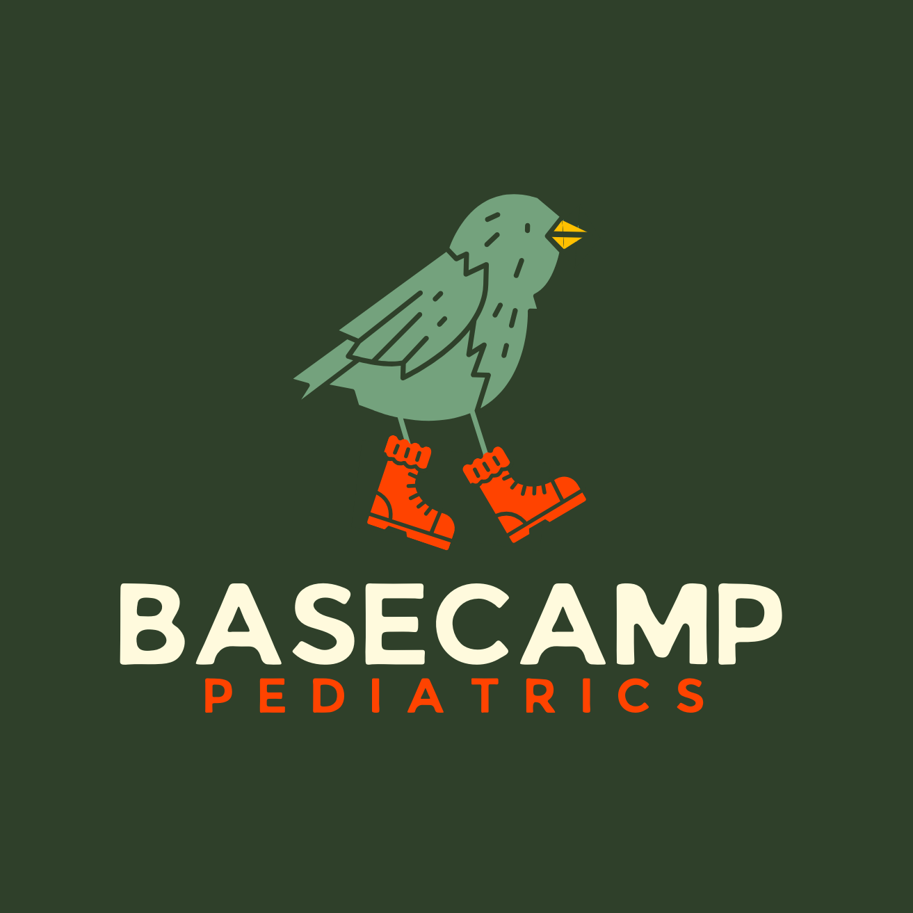 Basecamp Pediatrics logo.
