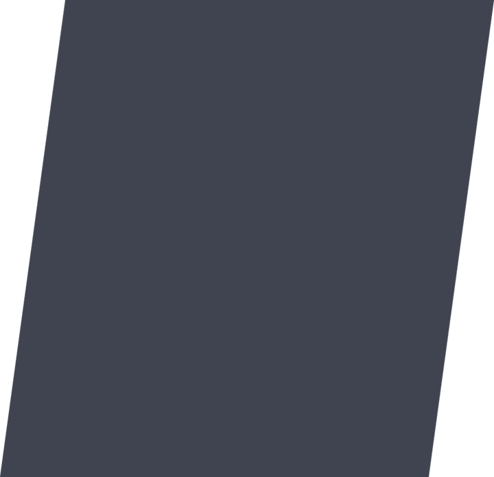 Dark gray diagonal shape on a white background