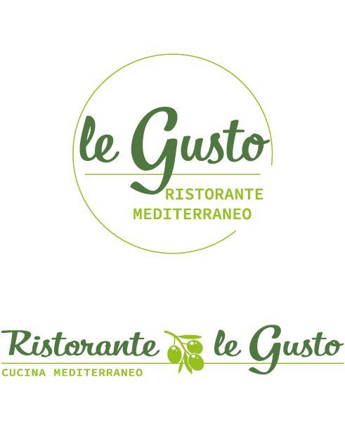 Logo entwickelt und Speisekarten für das Restaurant le Gusto in Lahr