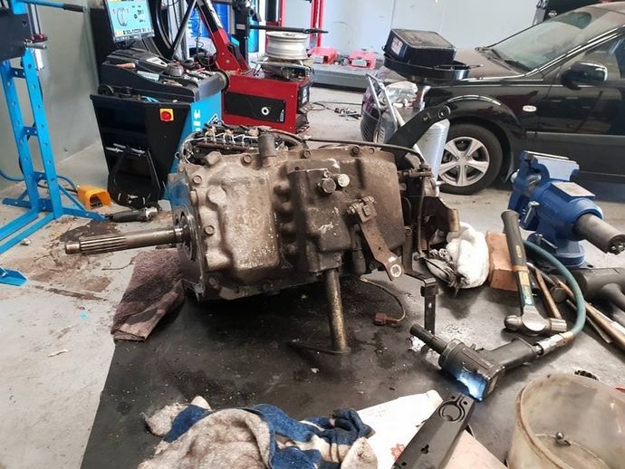 A Car Engine on a Workbench — Maroochy Automotive in Maroochydore, QLD