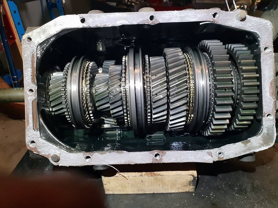 Manual Transmission Gearbox Internal Components During Rebuild — Maroochy Automotive in Kunda Park, QLD
