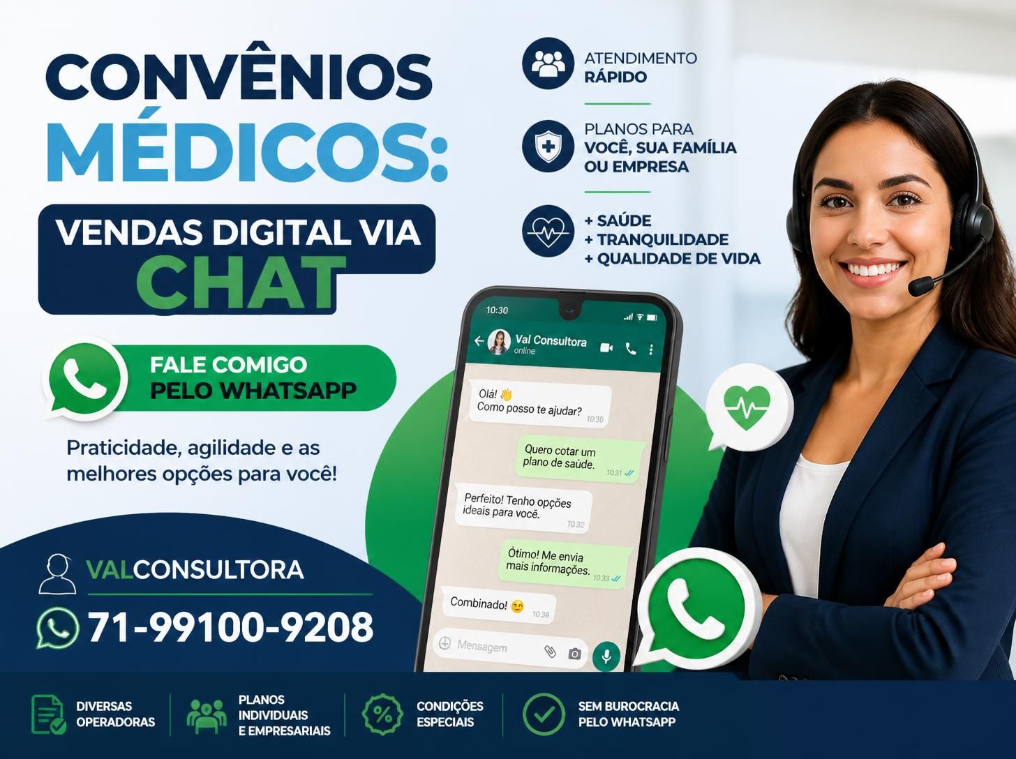 ValCorretora Vendas Digital: Contratação via Telefone 71-99986-9102, E-mail, Chat WhatsApp, sulamerica, sulamerica saude, plano de saude sulamerica
