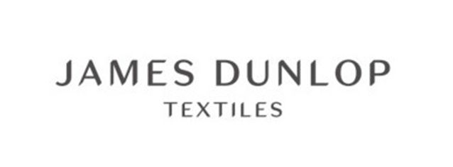 James Dunlop Textiles logo in gray text.