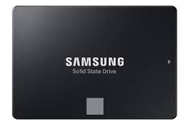 A samsung solid state drive is shown on a white background.
