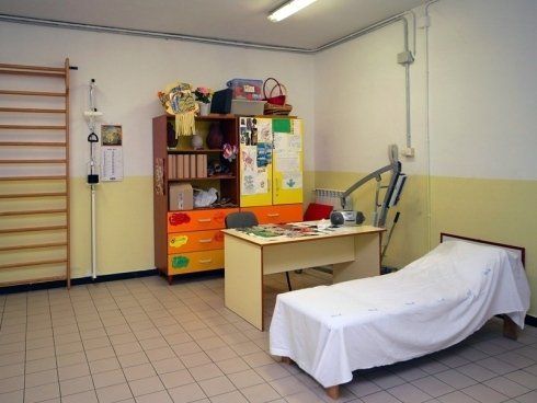 sala medica della residenza per anziani