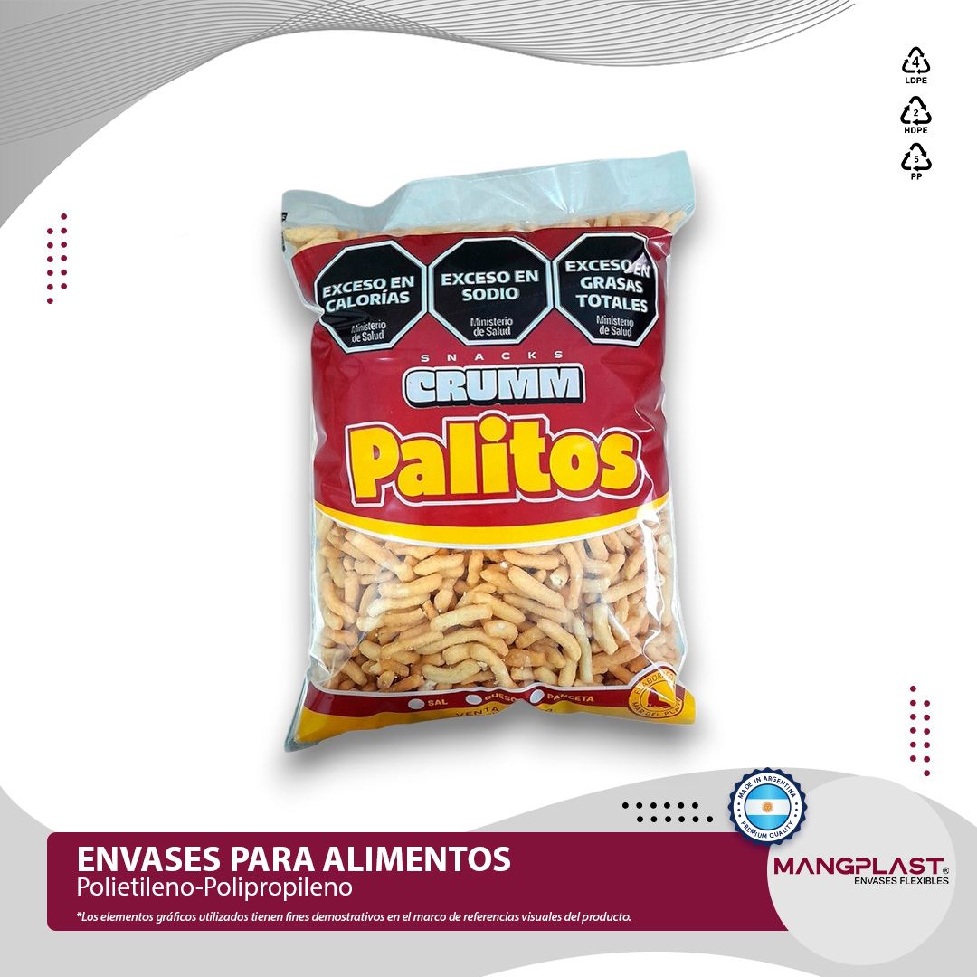 Bolsa de palitos marca