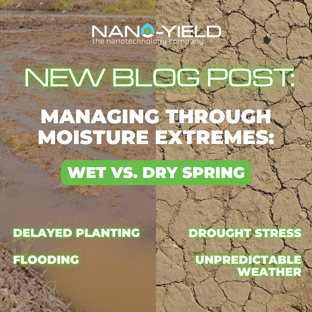 New Blog Post: Managing Through Moisture Extremes. Wet vs. Dry Spring