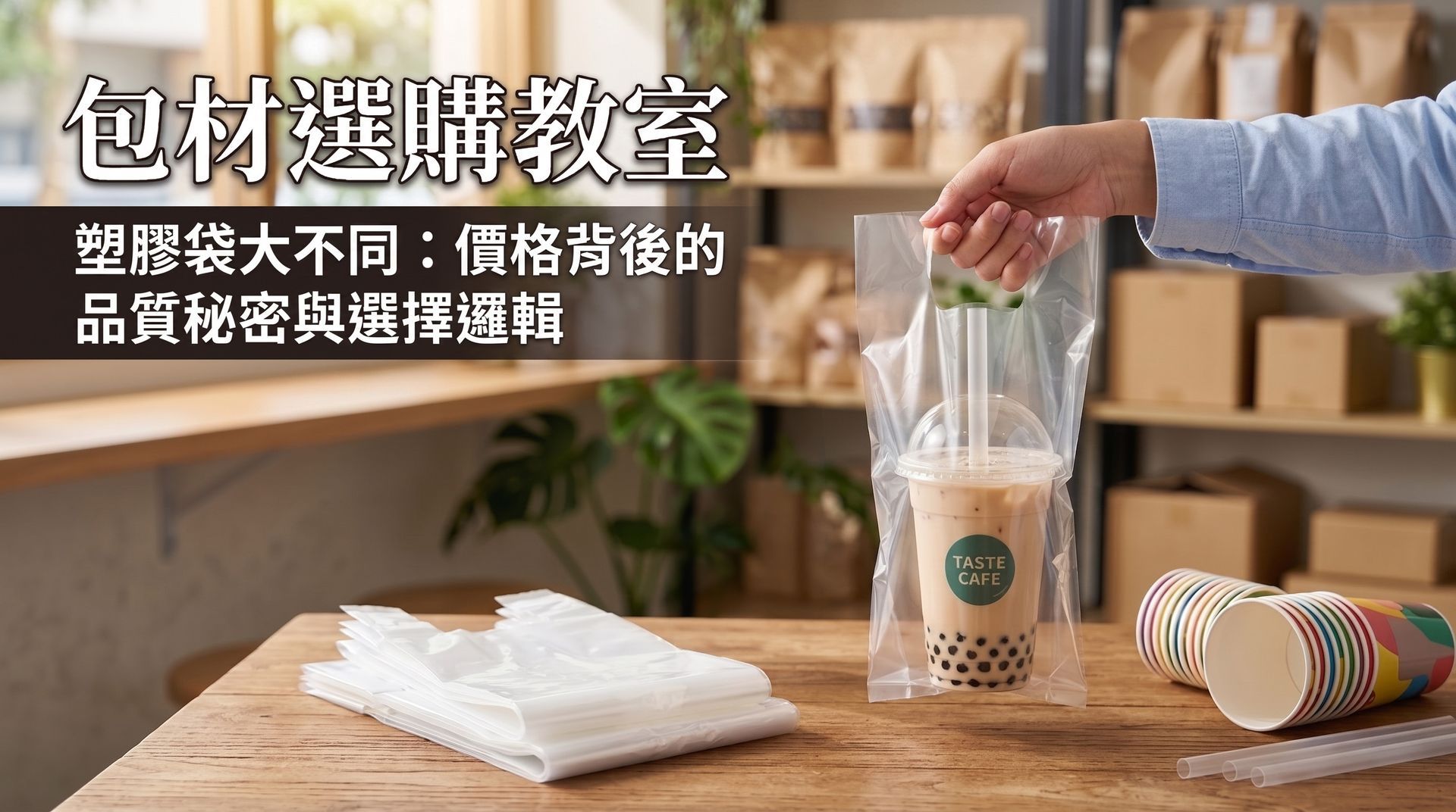 包裝材料選購教室，分析塑膠袋材質差異與選購背後的品質關鍵邏輯。