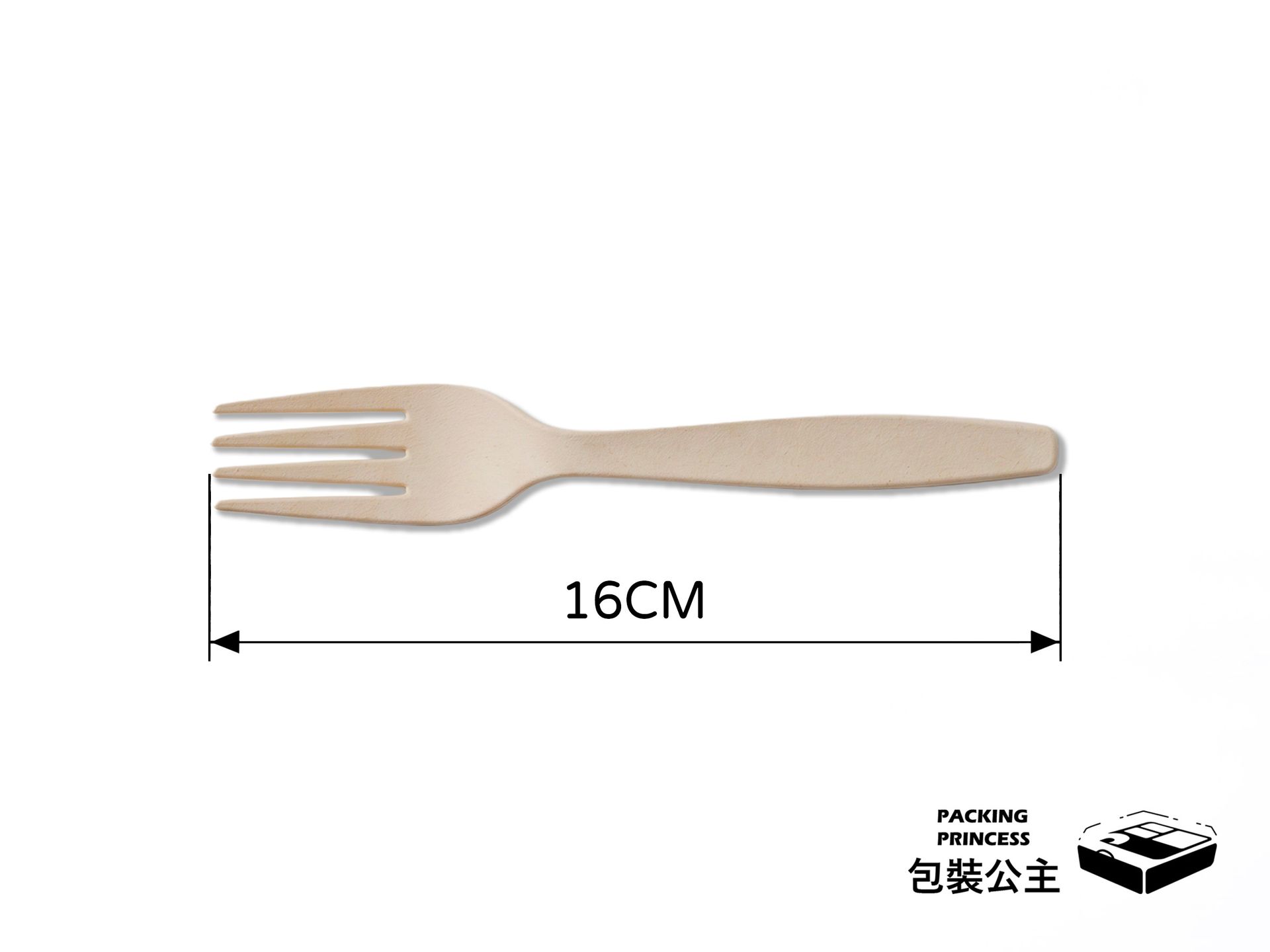 台灣茶纖維環保叉子 | 16cm 環保材質餐具 綠色餐具 環保湯匙 SGS、Intertek檢驗 台灣製 (50支/包)