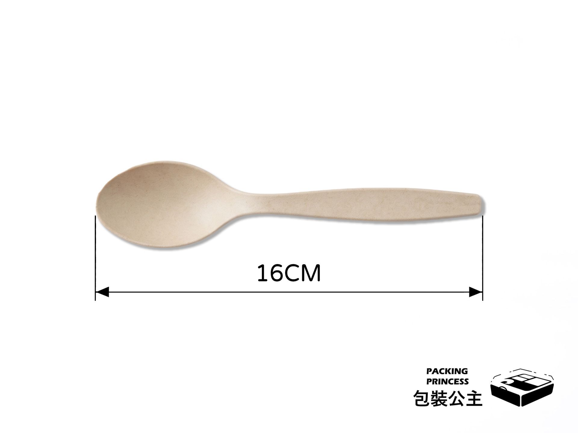 台灣茶纖維環保湯匙 | 16cm 環保材質餐具 綠色餐具 環保湯匙 SGS、Intertek檢驗 台灣製 (50支/包)
