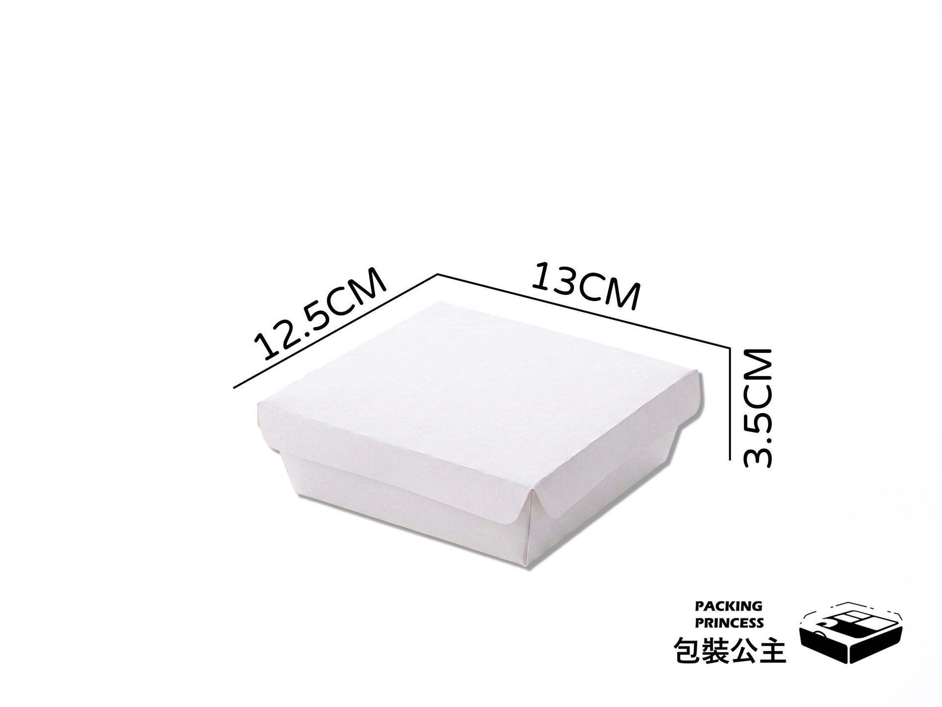 JD-103 厚片吐司盒，極簡純白設計，採用食品級淋膜處理，是吐司外帶的專業包裝選擇。
