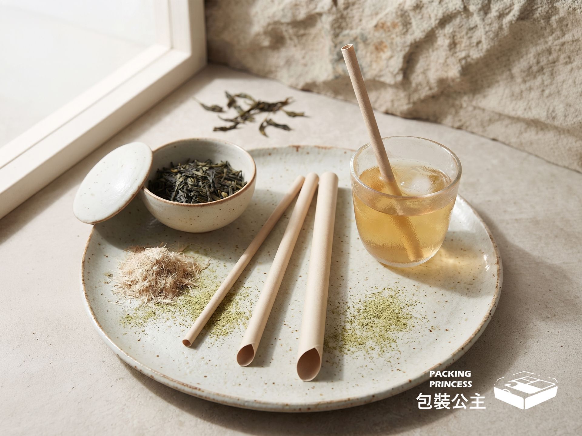 台灣茶纖維環保吸管系列｜6mm/ 8mm / 12mm  斜口吸管 環保吸管 單支包 台灣製（ SGS與PHB檢驗・不含6P）