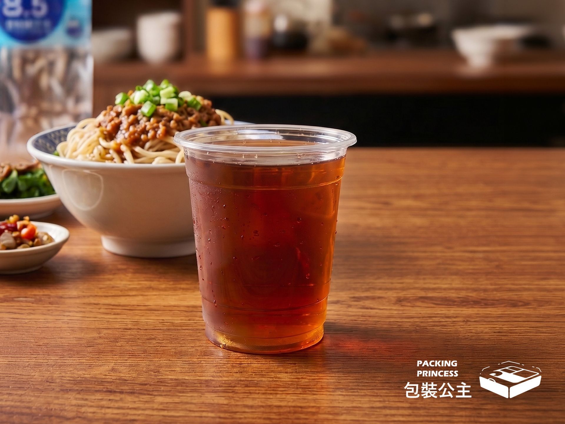 78-8 | PET 透明飲料杯 240c.c 高透光冷飲杯 厚質感 塑膠杯 (50入/條)