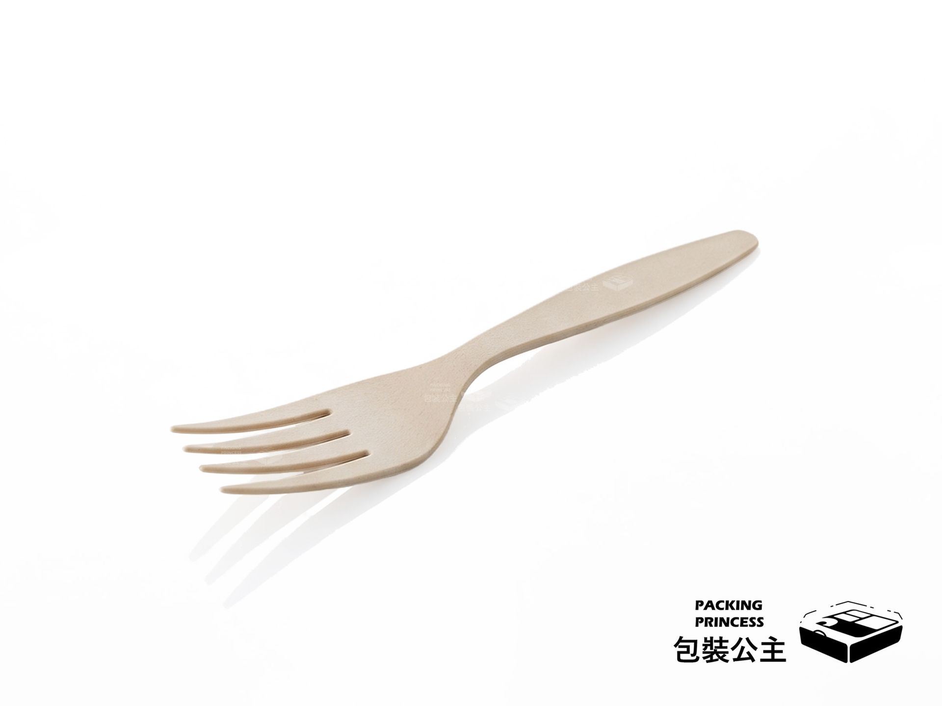 台灣茶纖維環保叉子 | 16cm 環保材質餐具 綠色餐具 環保湯匙 SGS、Intertek檢驗 台灣製 (50支/包)