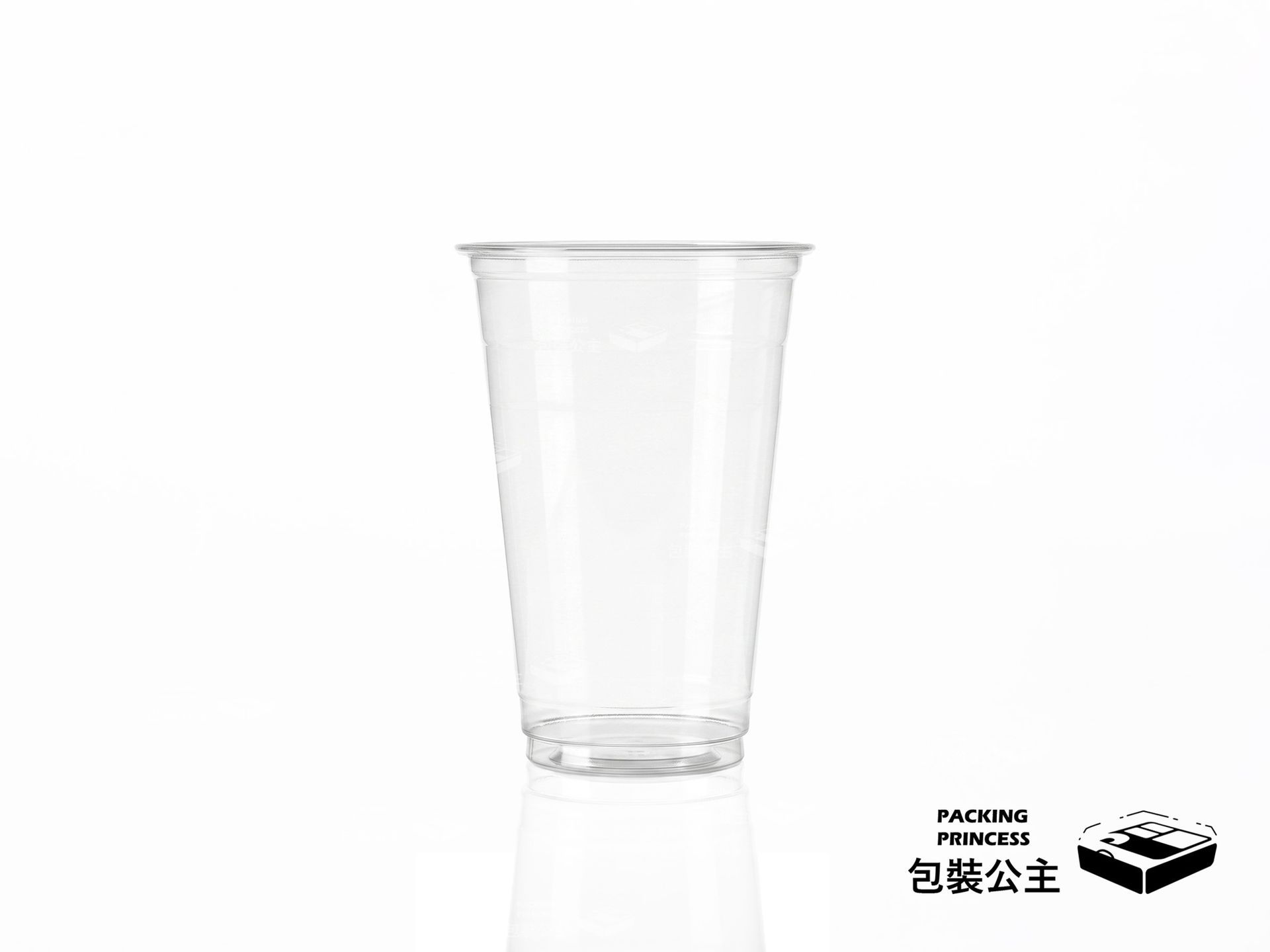 92-20 PET 透明飲料杯，容量 600cc，高透光材質設計，是各類冷飲外帶的專業包裝選品。