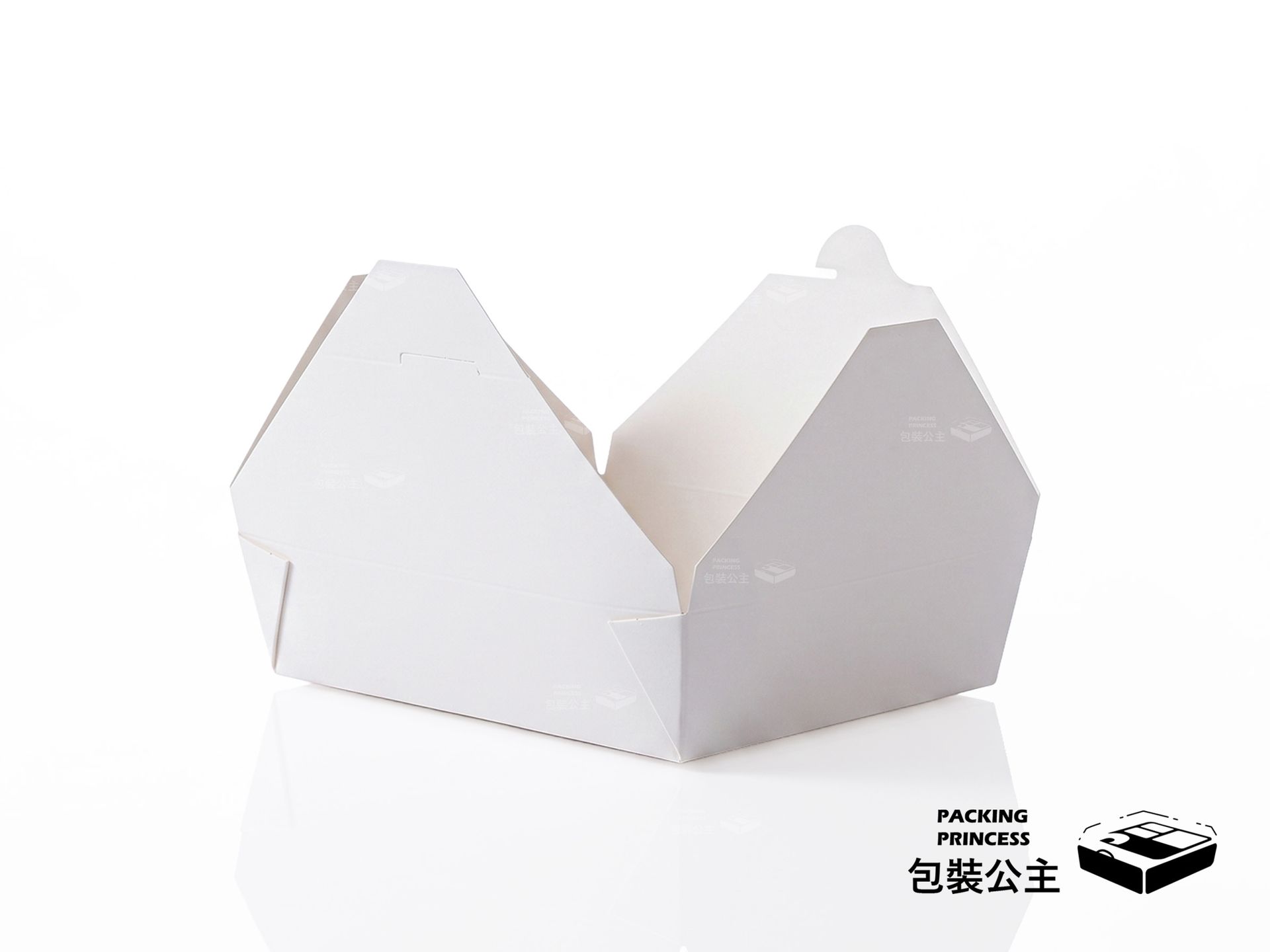 JD-606 | 美式 49盎司餐盒 1470cc 早午餐盒...，單品白色大容量美式餐盒開啟展示，提供早午餐與大份量外帶紙盒選擇。