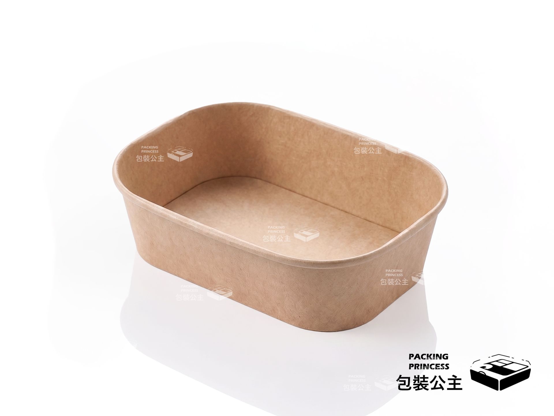PSB-860 牛皮長方餐盒，860CC 大容量結構，適合作為各類餐飲外帶容器。