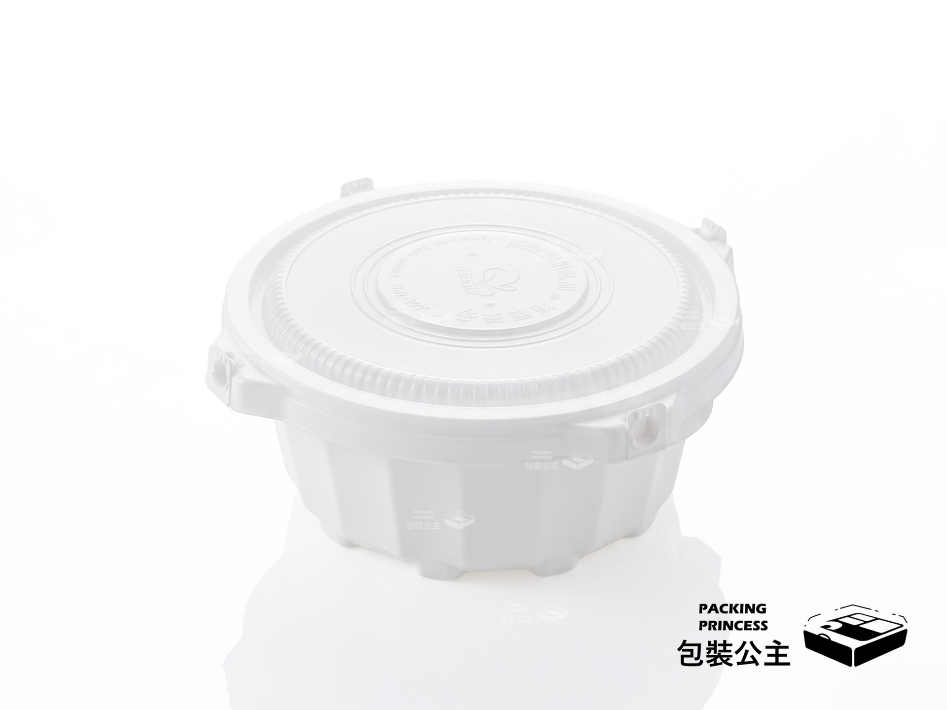 RC8-22 | 自扣式湯盅 2200cc 大容量防漏湯碗 (25組)