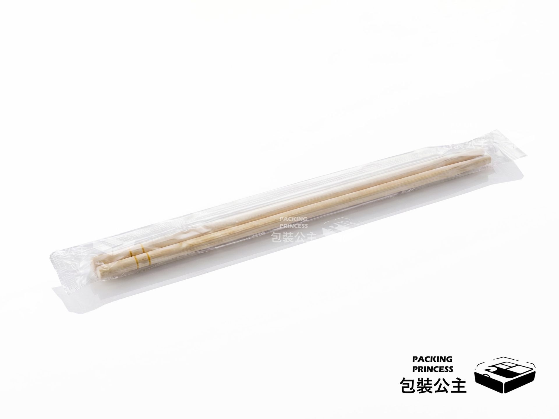 精品外帶包材｜OPP包裝孟宗竹筷，單支包裝衛生筷，適合高品質餐飲外送